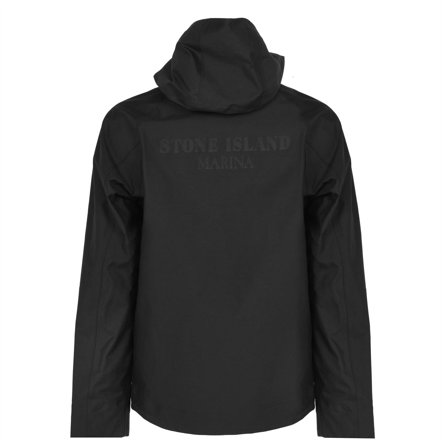 Stone Island Marina Black Jacquard 3L Anorak