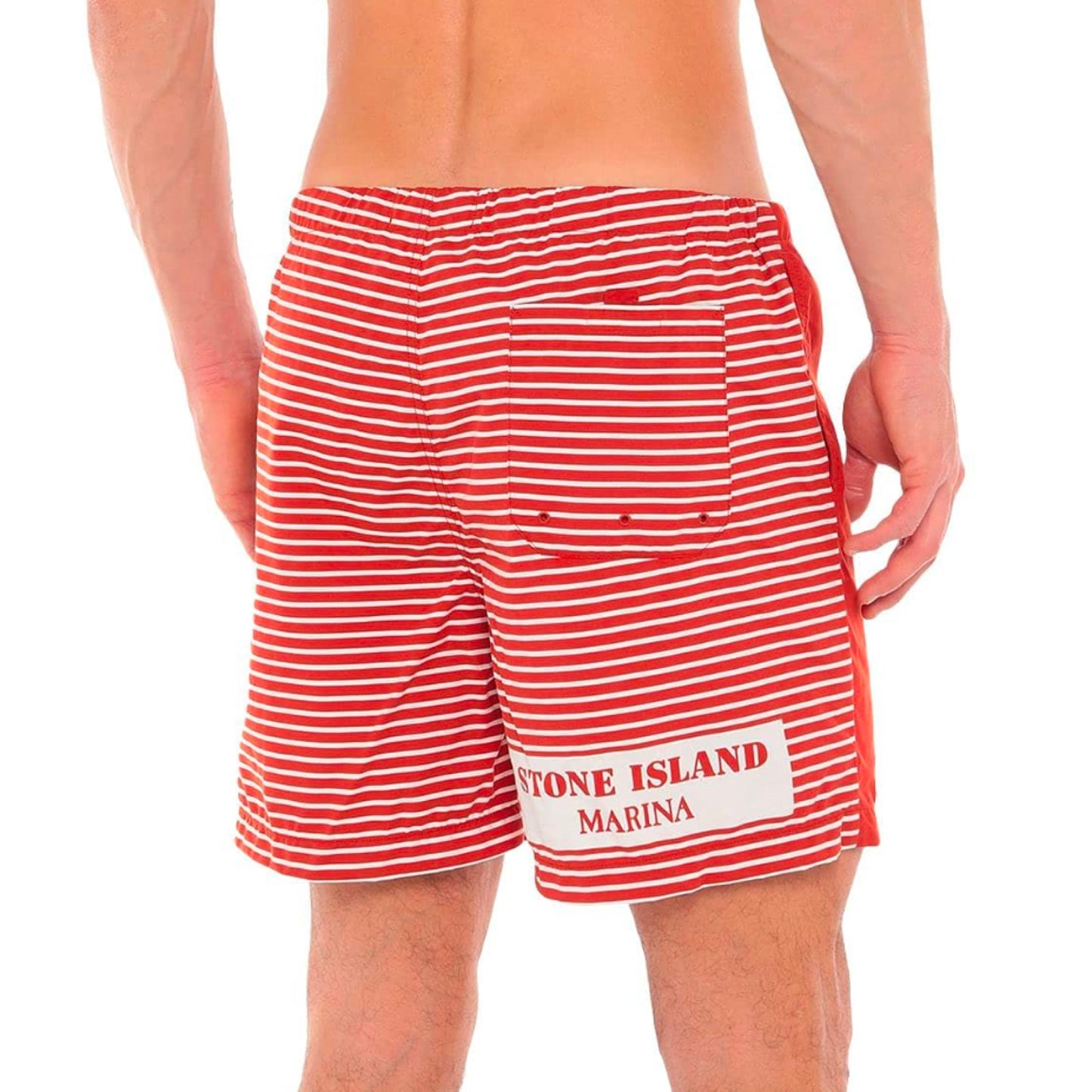 Stone Island Marina Red Swimshorts