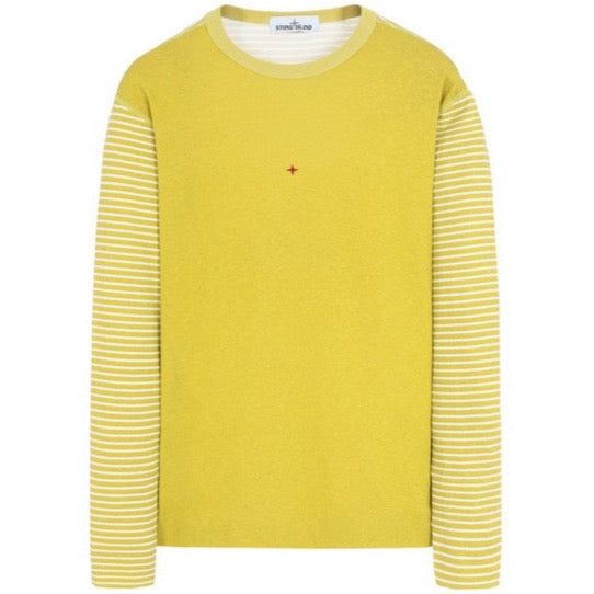 Stone Island Marina Yellow Long Sleeve Tee