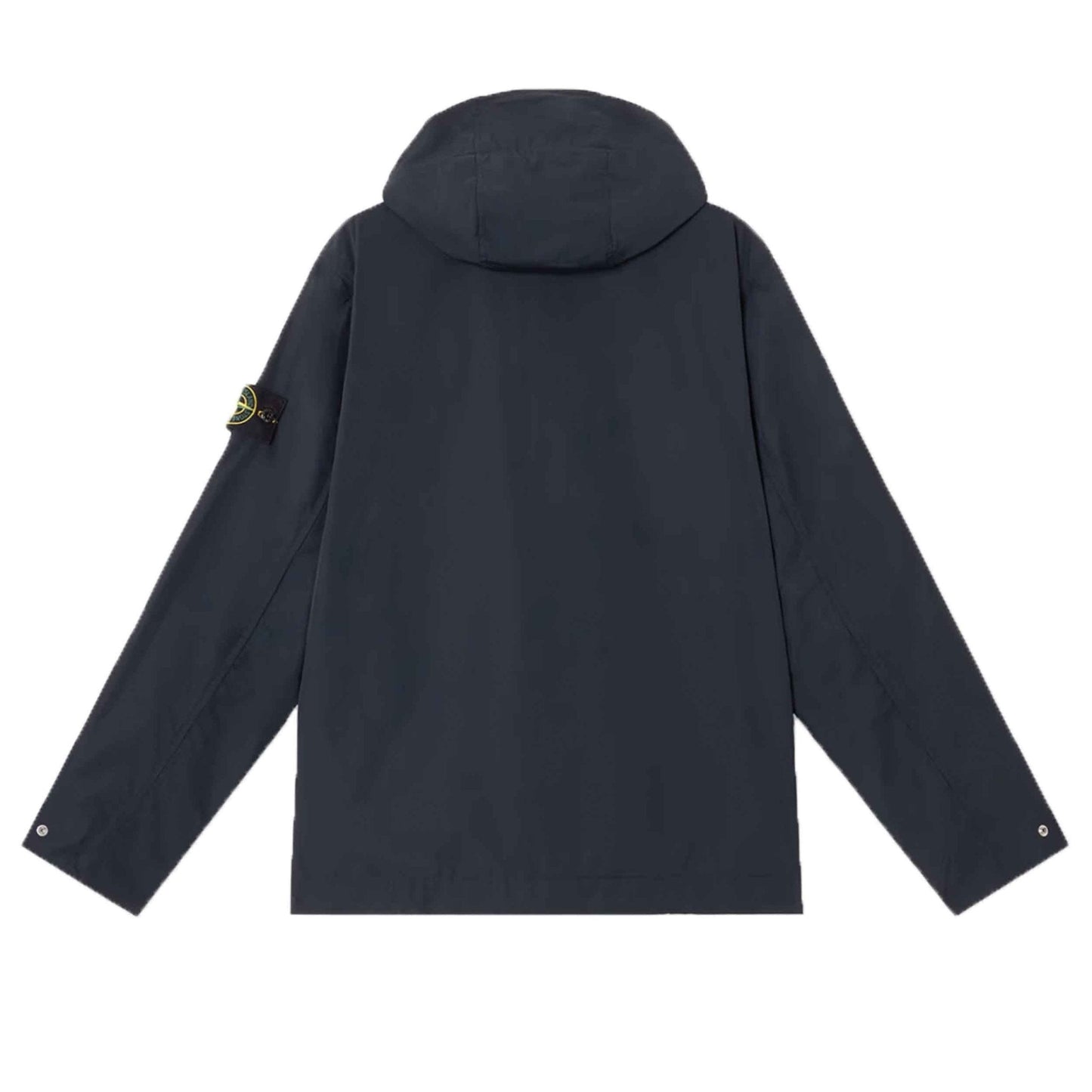 Stone Island Micro Twill Hooded Jacket in Navy