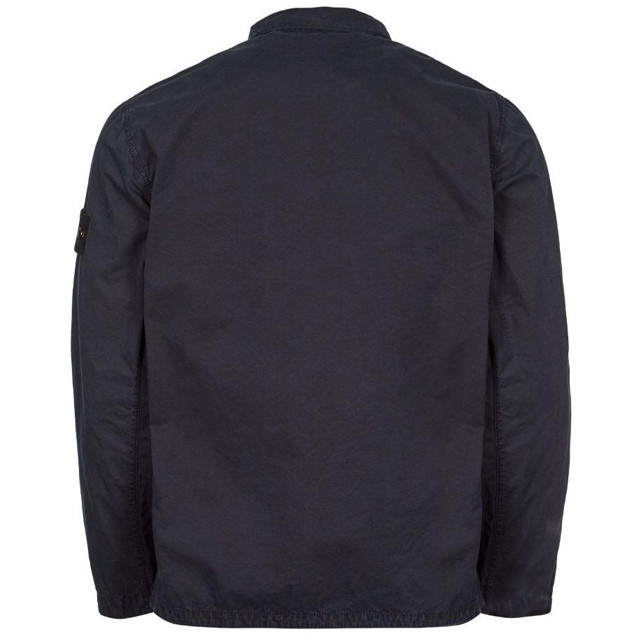 Stone Island Navy Double Pocket Overshirt