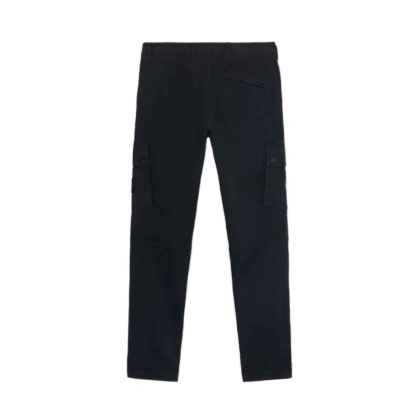 Stone Island 'Old' Effect Slim Fit Cargo Pants in Navy Blue