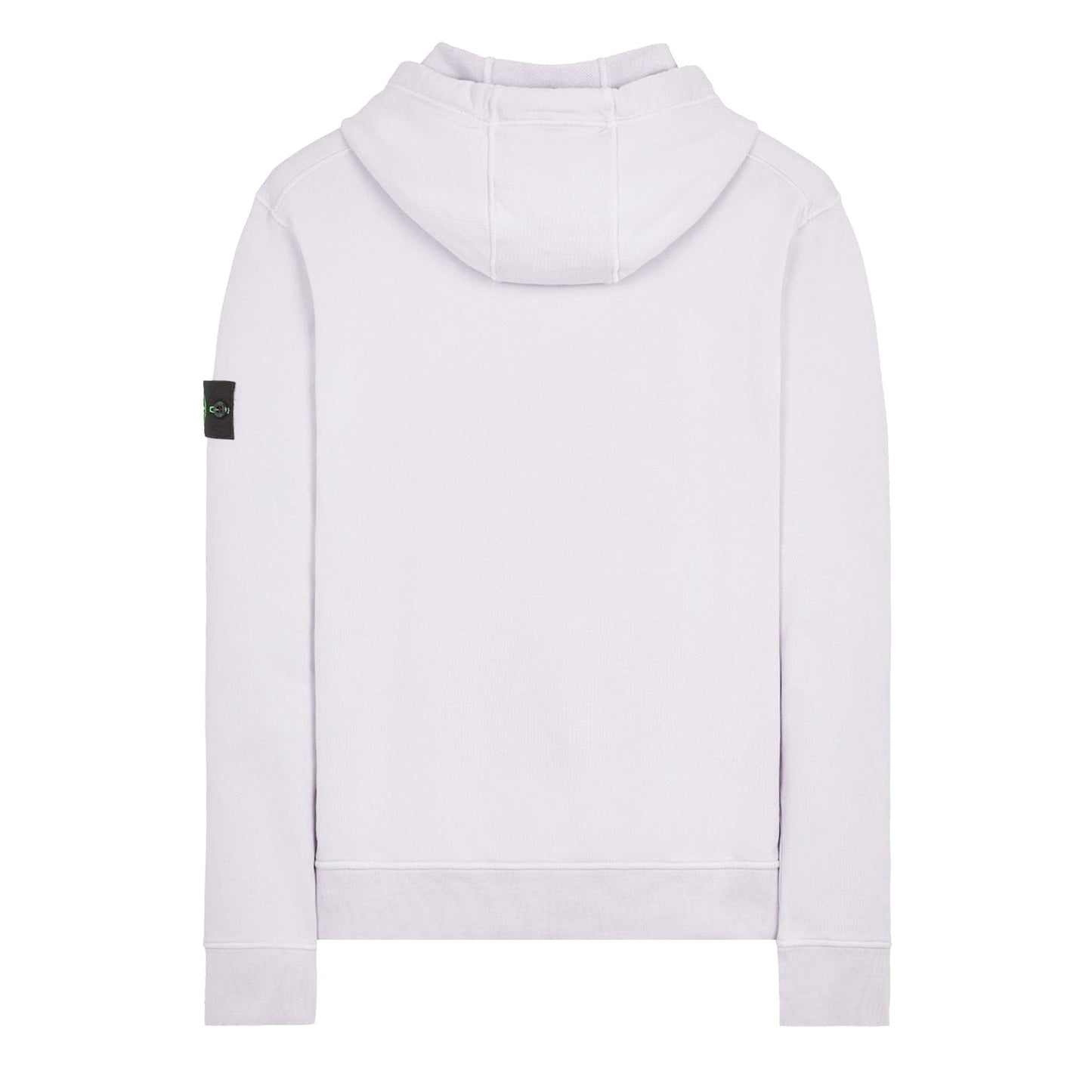Stone Island Organic Cotton Fleece Hooded Sweatshirt in Lilac