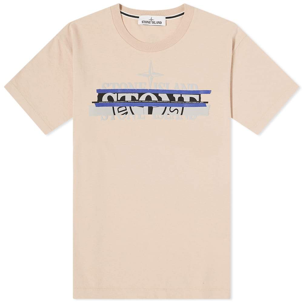 Stone Island Rose Split Logo T-Shirt