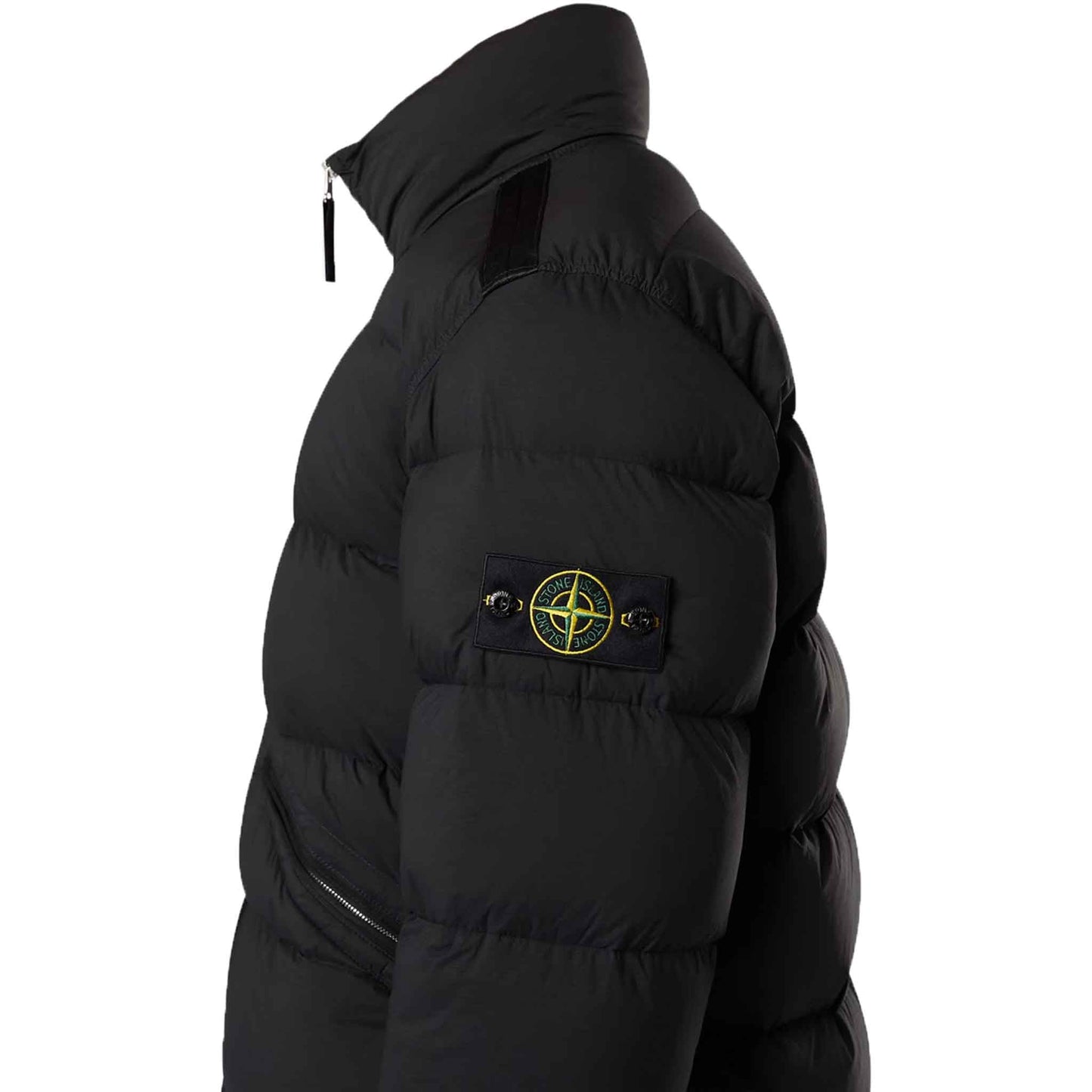 Stone Island Seamless Tunnel Nylon Down-TC Jacket in Black
