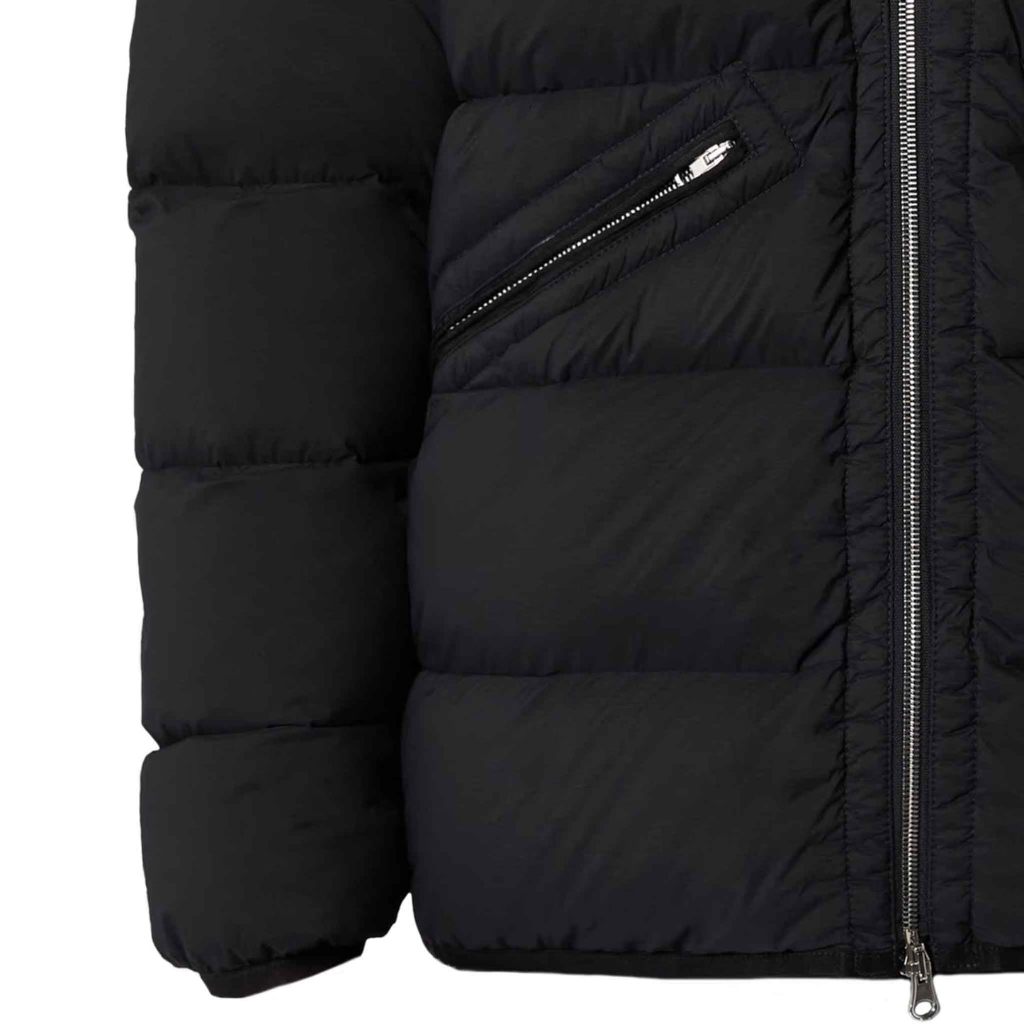 Stone Island Seamless Tunnel Nylon Down-TC Jacket in Black