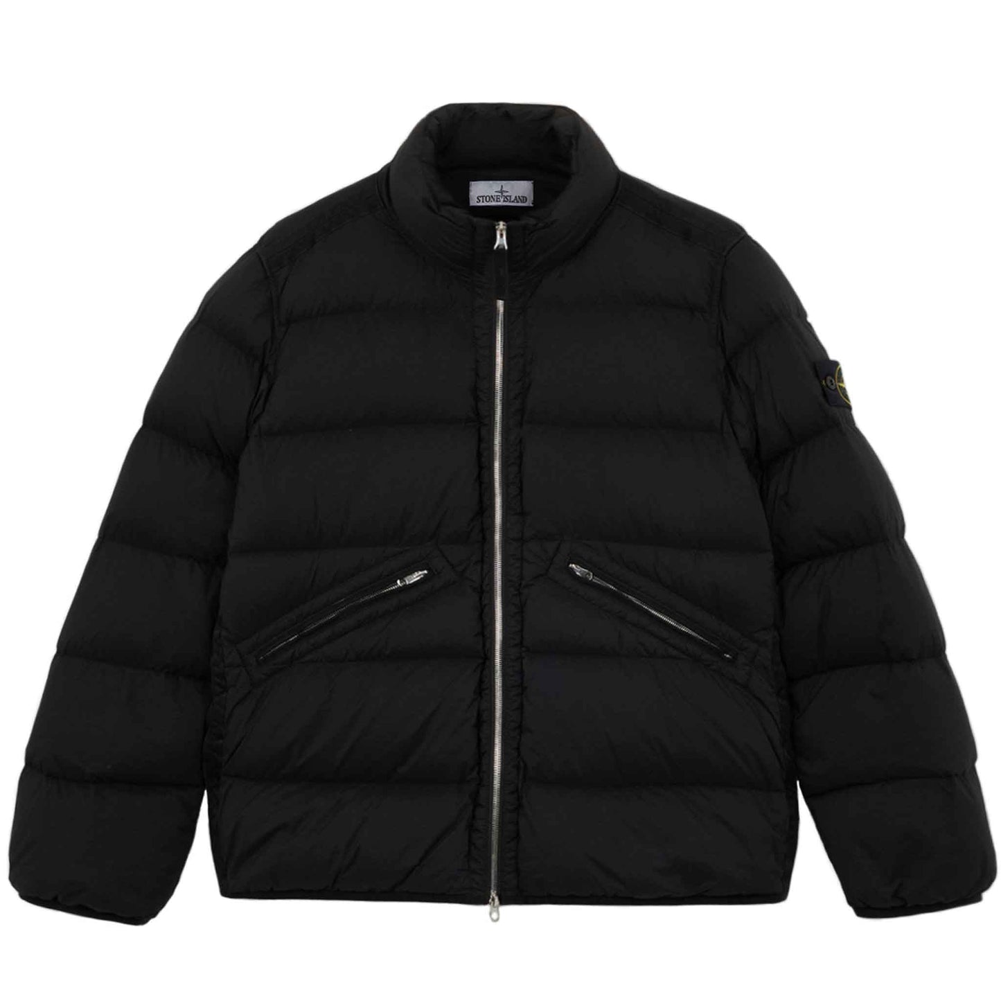 Stone Island Seamless Tunnel Nylon Down-TC Jacket in Black