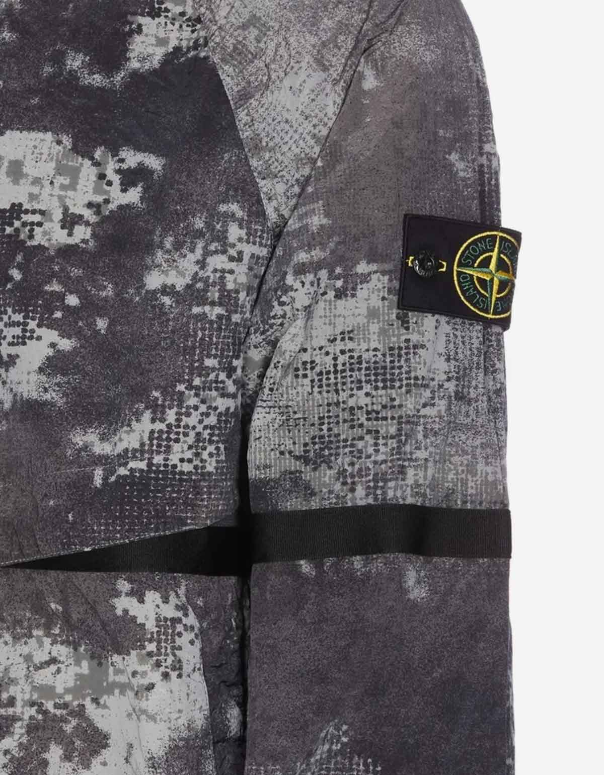Stone Island Grey Camo Mesh Jacket