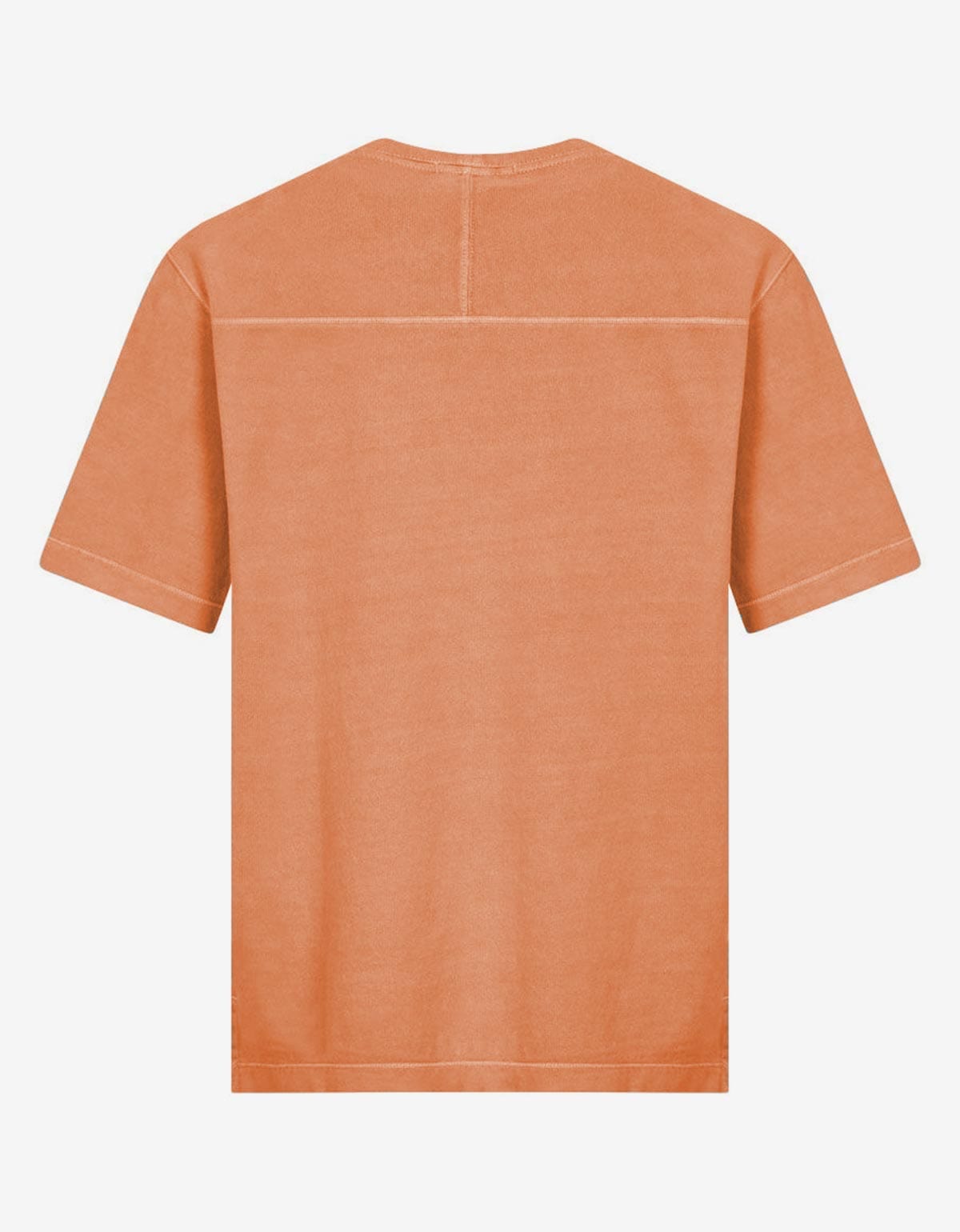 Stone Island Orange Closed Loop Logo T-Shirt