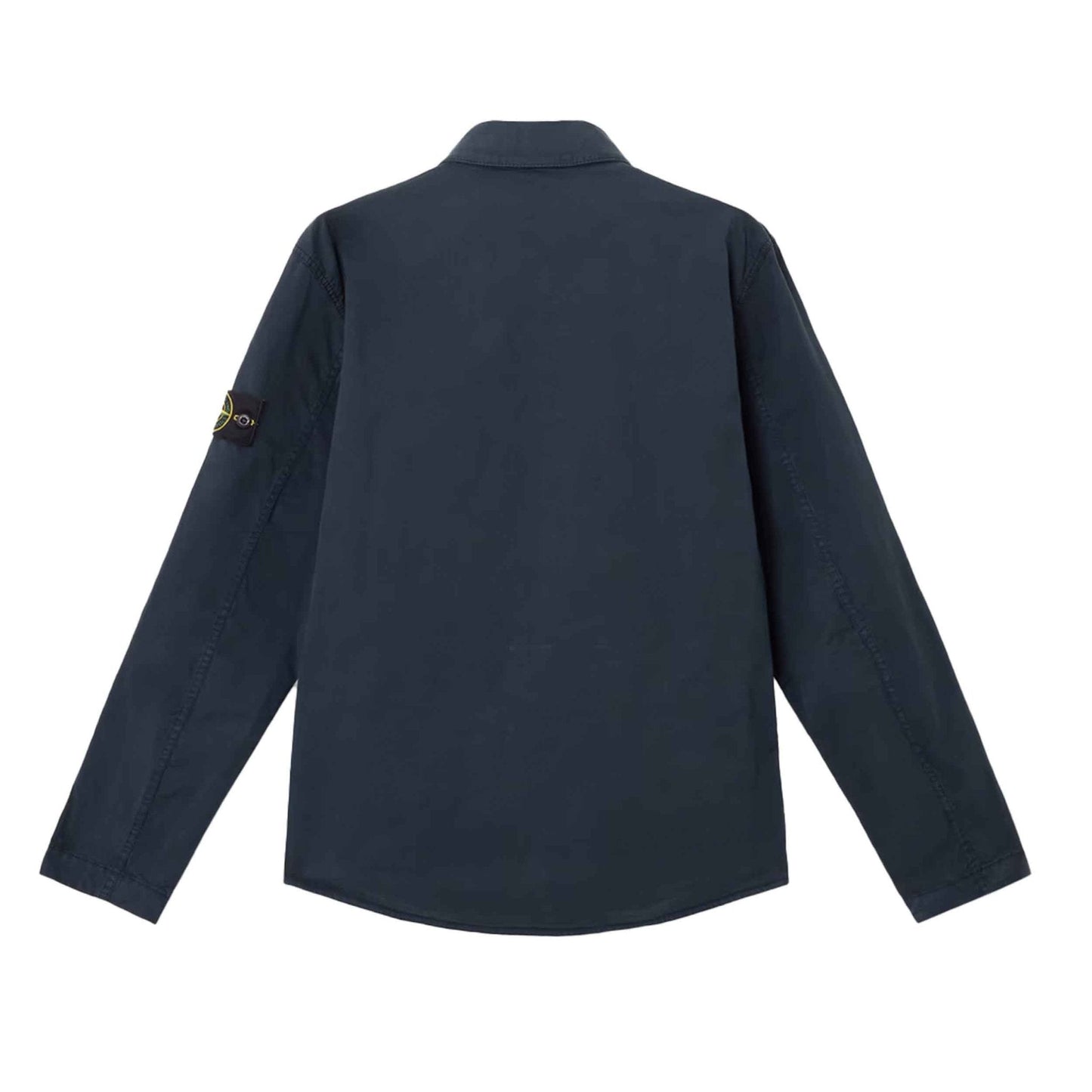 Stone Island Supima Cotton Twill Stretch-TC Overshirt in Navy