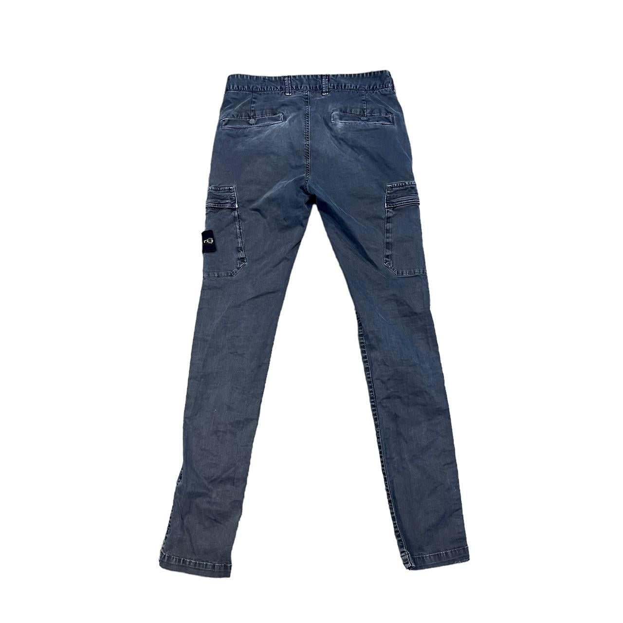 Stone Island Navy Blue Type SK Cargo Trousers