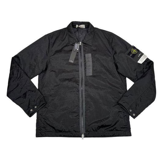 Stone Island Black in Econyl Regenerated Nylon with Primaloft-TC