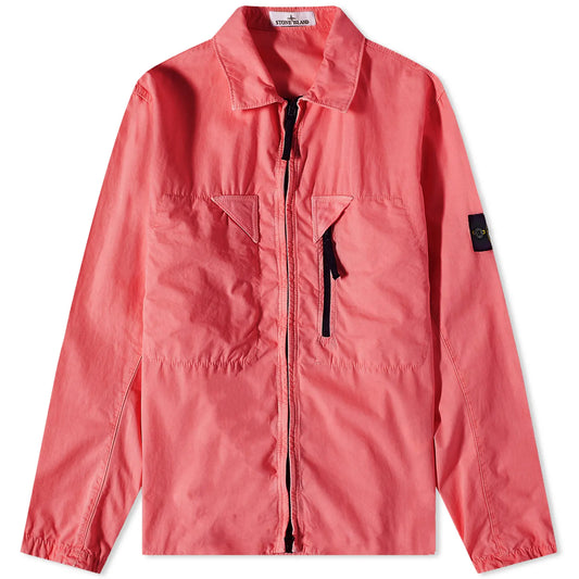 Stone Island Brushed Cotton Overshirt