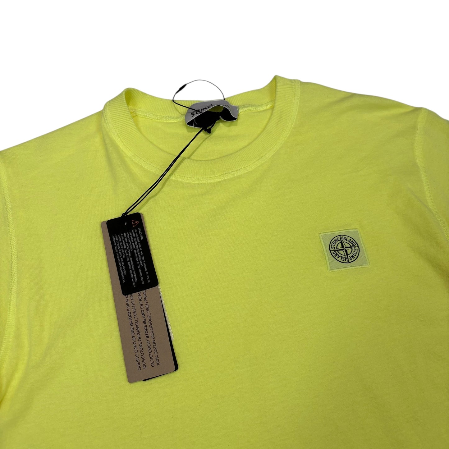 Stone Island Yellow Patch Logo Tshirt