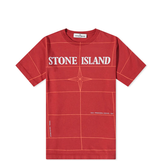 Stone Island Junior Grid T-Shirt