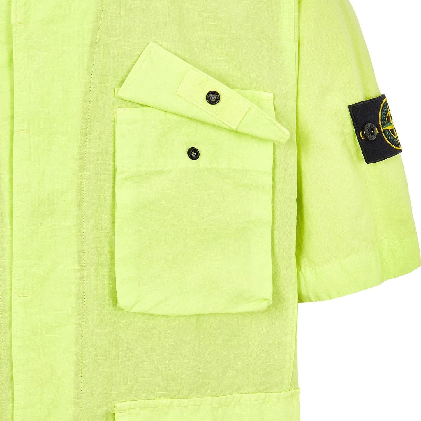 Stone Island Tela Cotone Short Sleeve Shirt