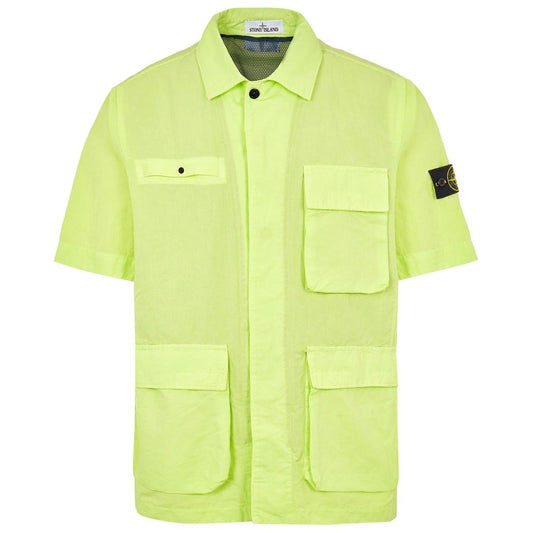 Stone Island Tela Cotone Short Sleeve Shirt