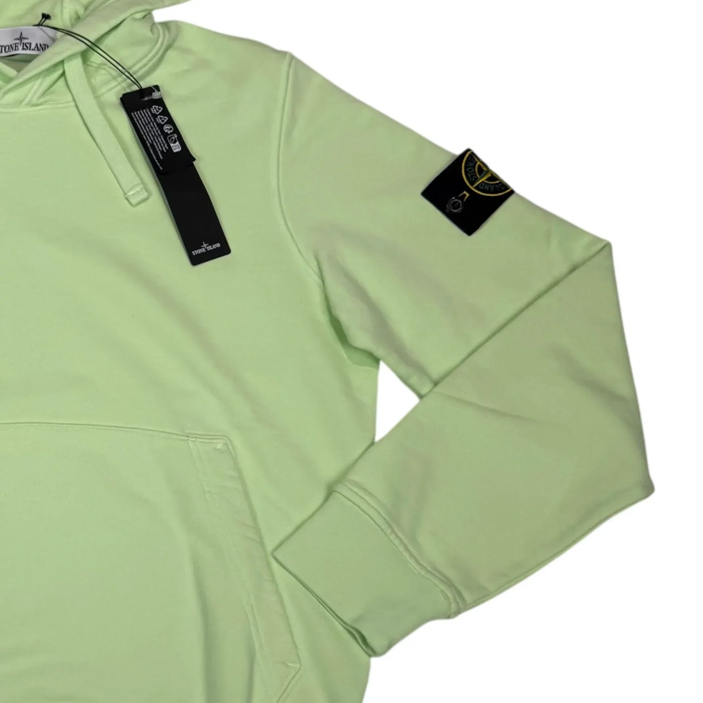Stone Island Green Compass Patch Hoodie