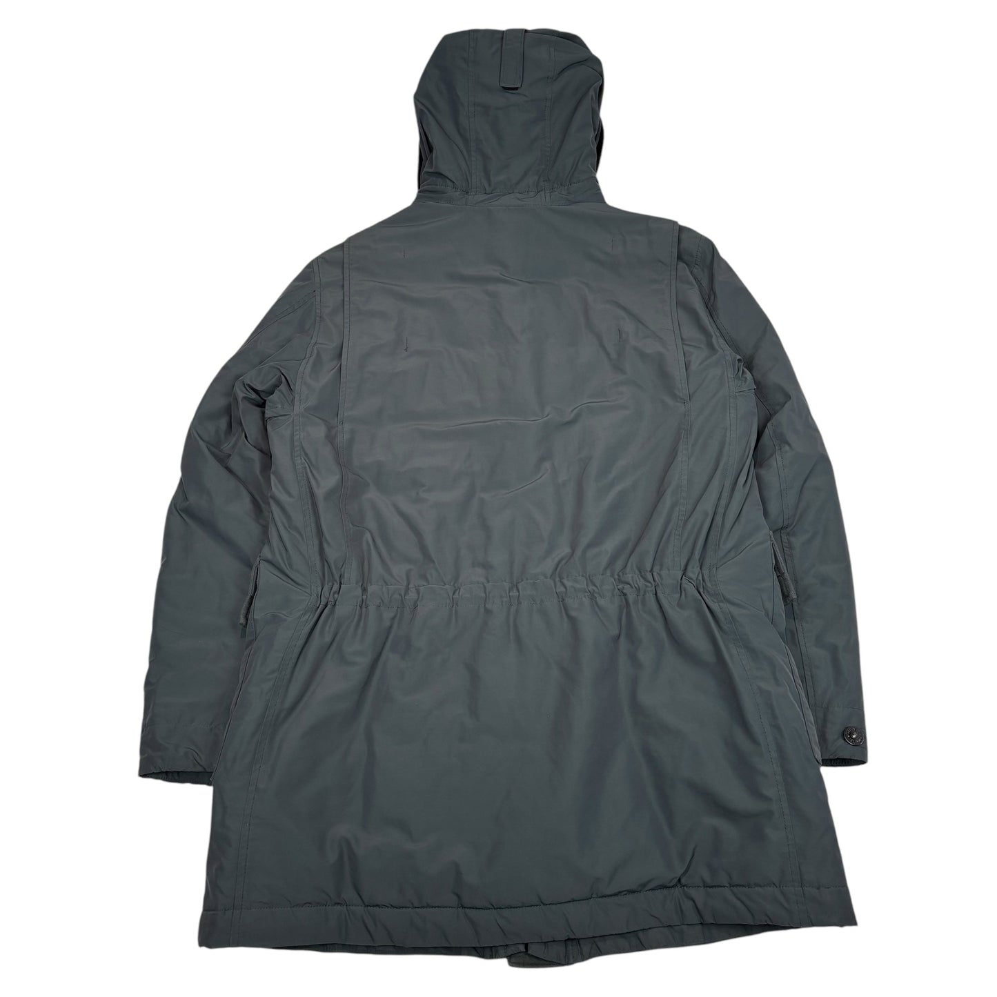 Stone Island Stone Grey Micro Reps with Primaloft Insulation Technology Hood Spell Put Jacket