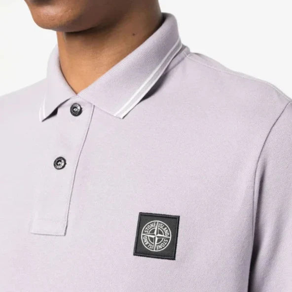 Stone Island Slim Fit Long Sleeved Polo Shirt