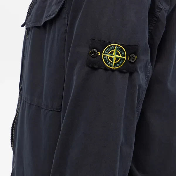 Stone Island Navy Double Pocket Overshirt