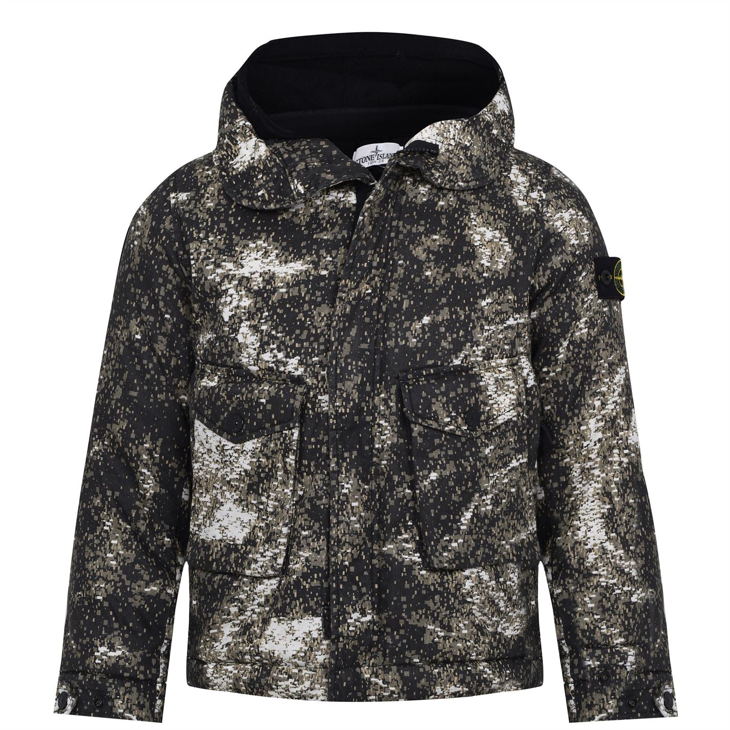 Stone Island Junior Camouflage Utility Jacket