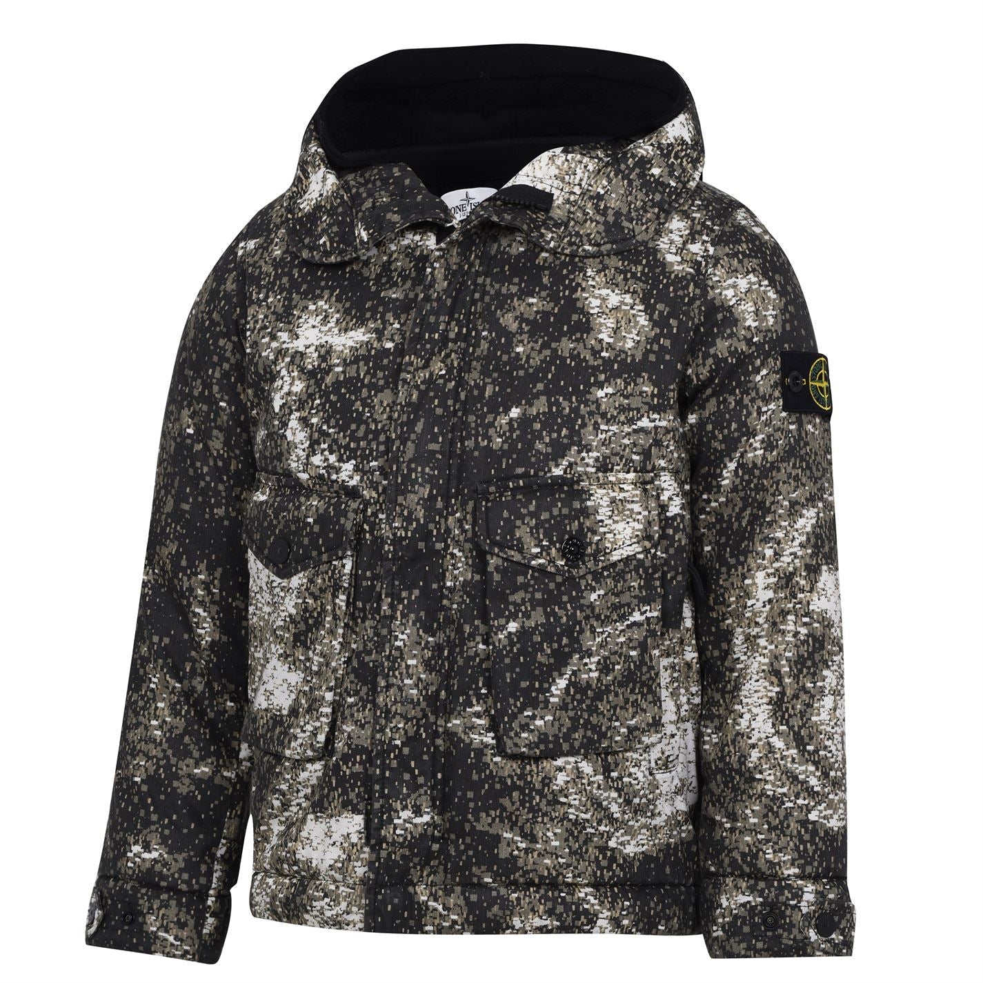 Stone Island Junior Camouflage Utility Jacket