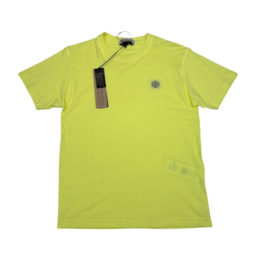 Stone Island Yellow Patch Logo Tshirt