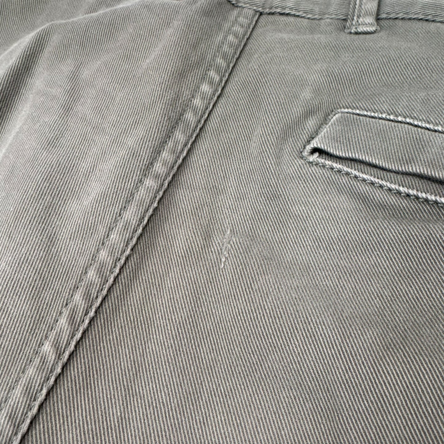Stone Island Green Diagonal Cotton Compass-Patch Cargo Trousers