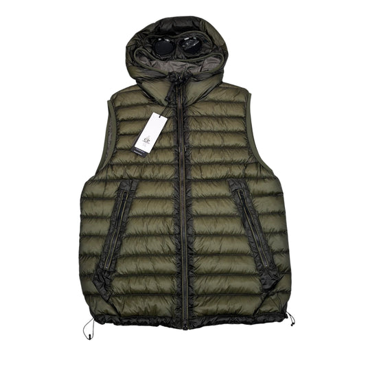 CP Company Duck Green D.D. Shell Double Goggle Gilet