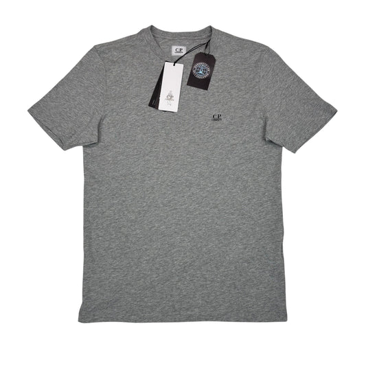 CP Company Grey Small Logo Spell Out TShirt