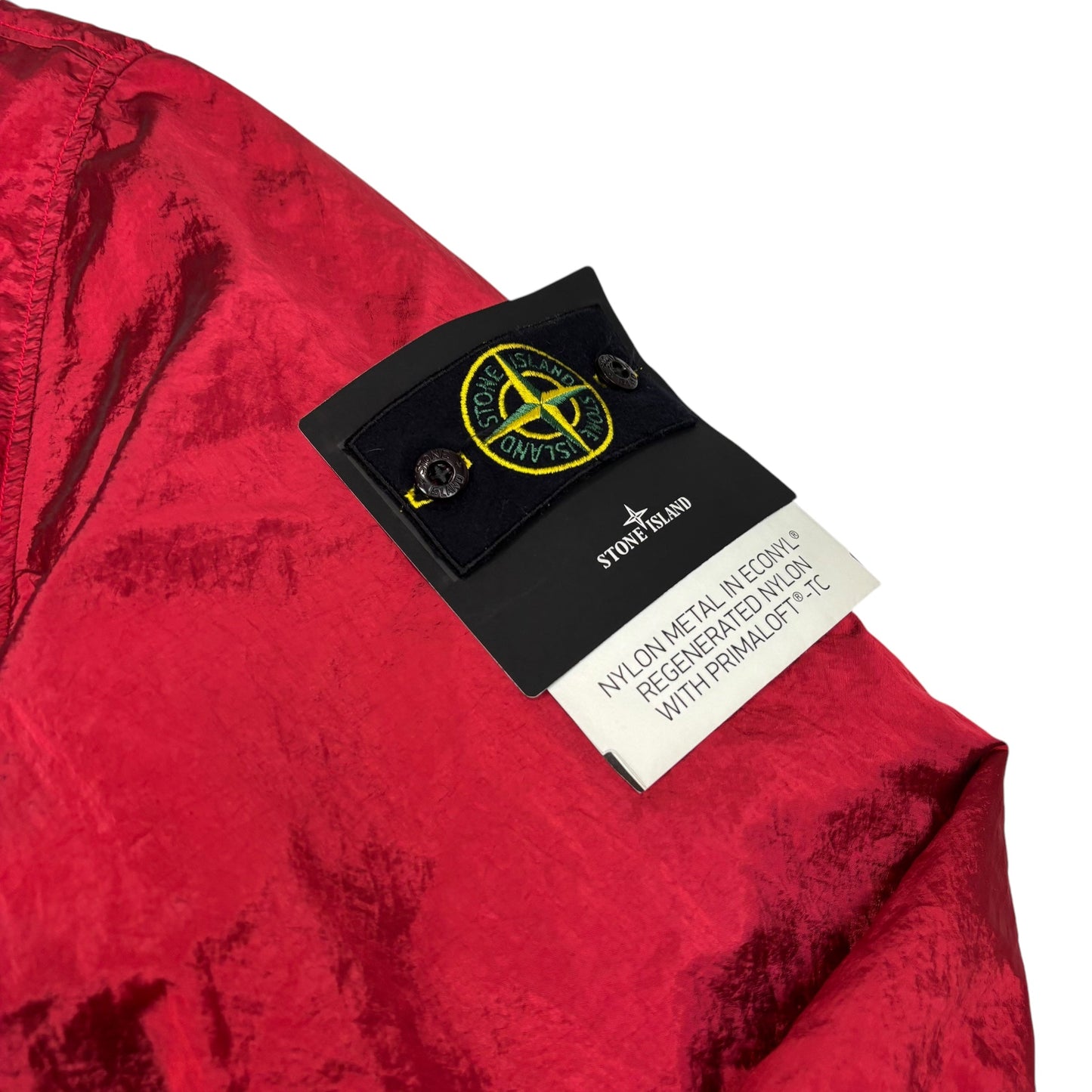 Stone Island Red in Econyl Regenerated Nylon with Primaloft-TC