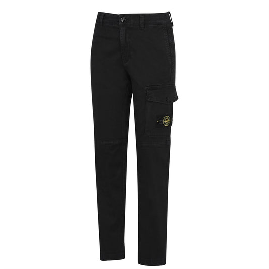 Stone Island Junior Black Cargos