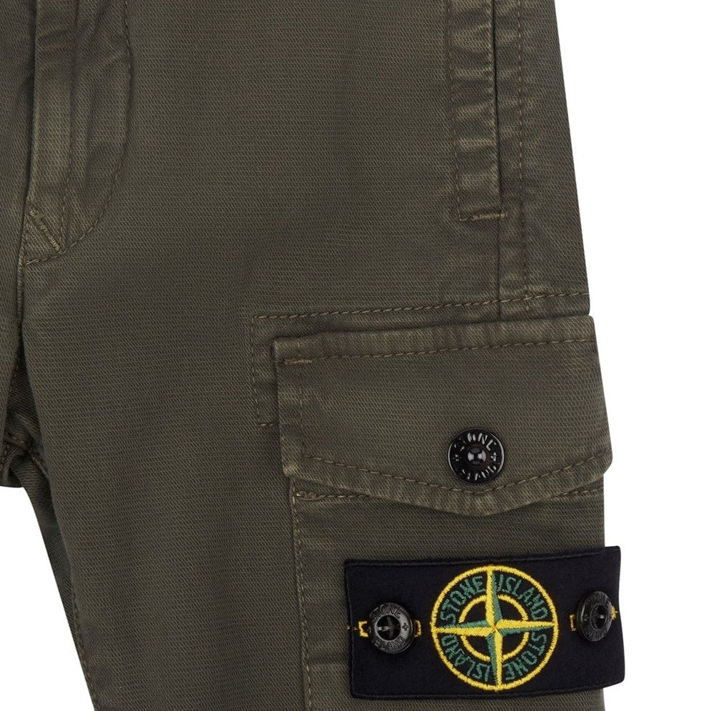 Stone Island Junior Khaki Cargos