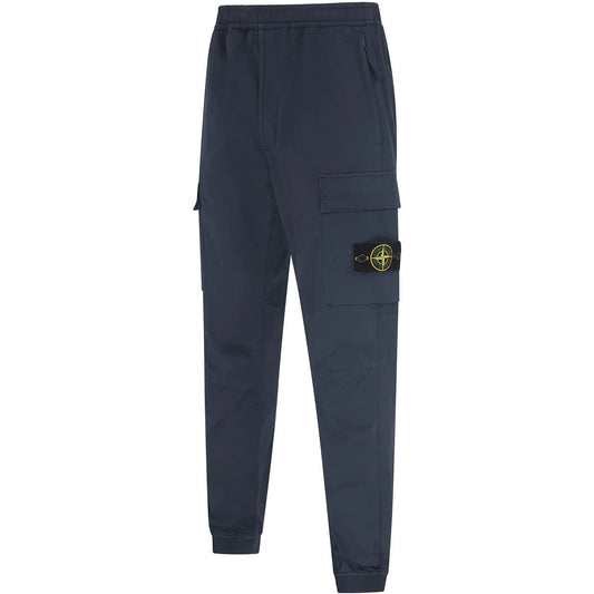 Stone Island Navy Cuffed Cargos
