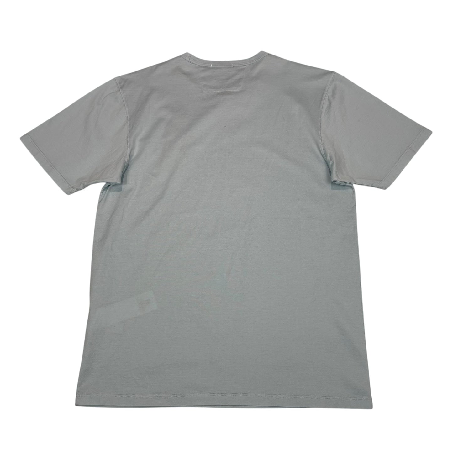 CP Company Blue Box Logo Embroidery Tshirt