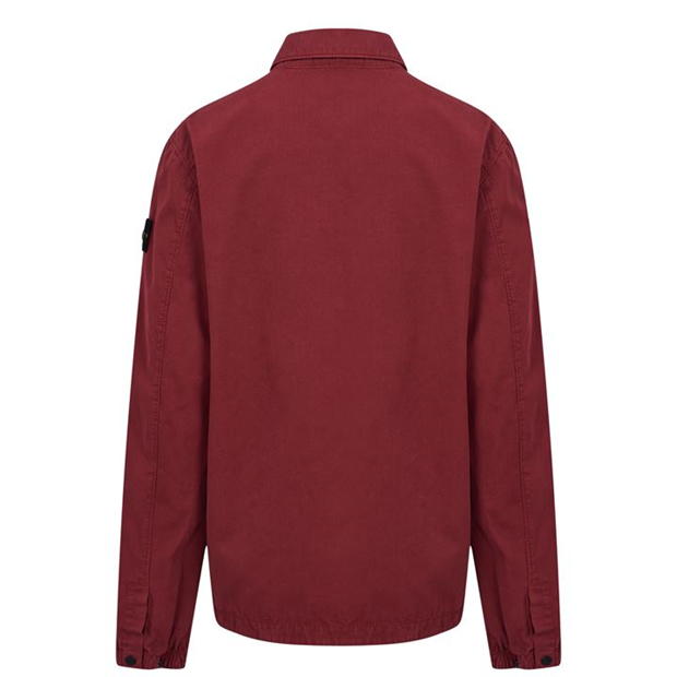 Stone Island Junior Burgundy Overshirt