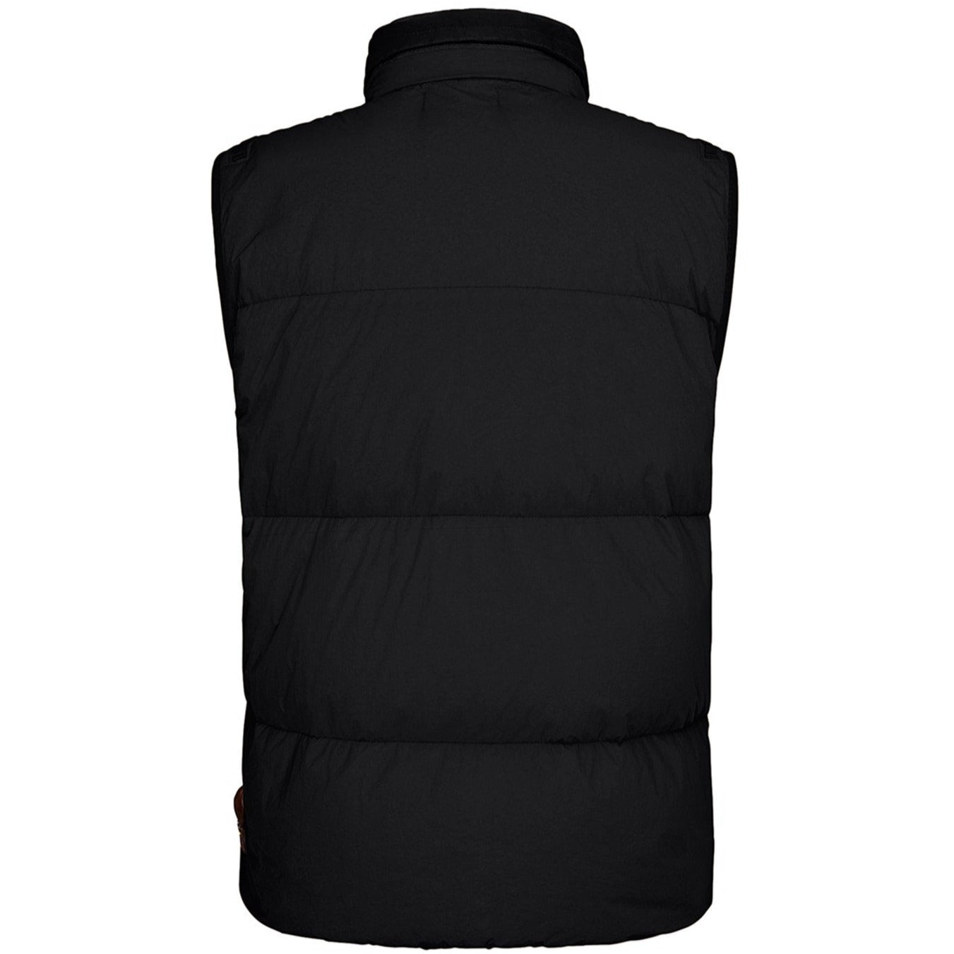 Stone Island Black Crinkle Reps Bodywarmer