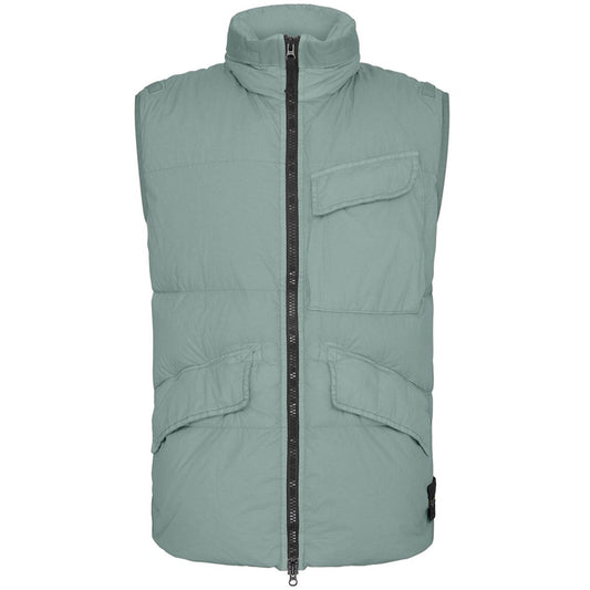 Stone Island Salvia Crinkle Reps Bodywarmer