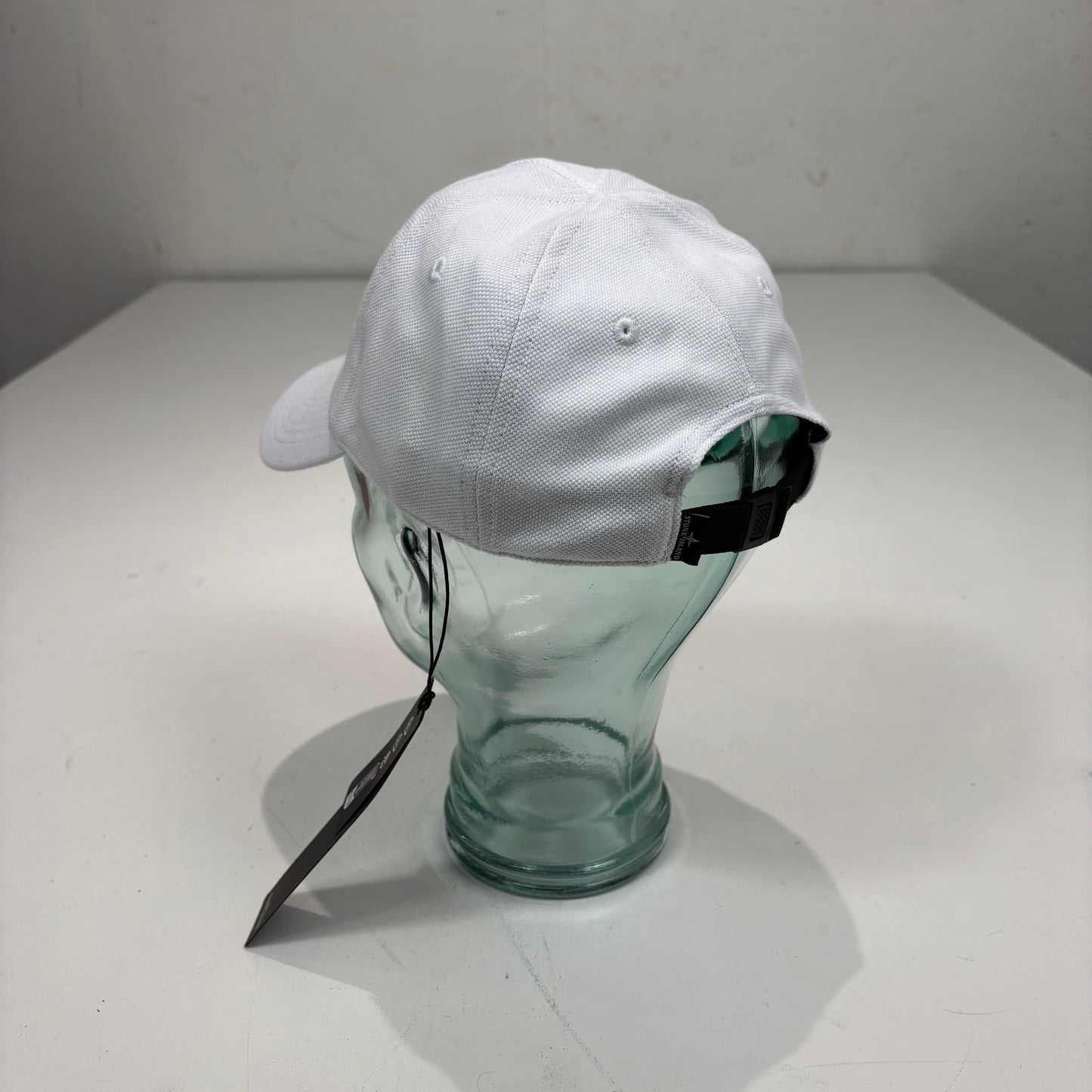 Stone Island White Patch Logo Adjustable Cap