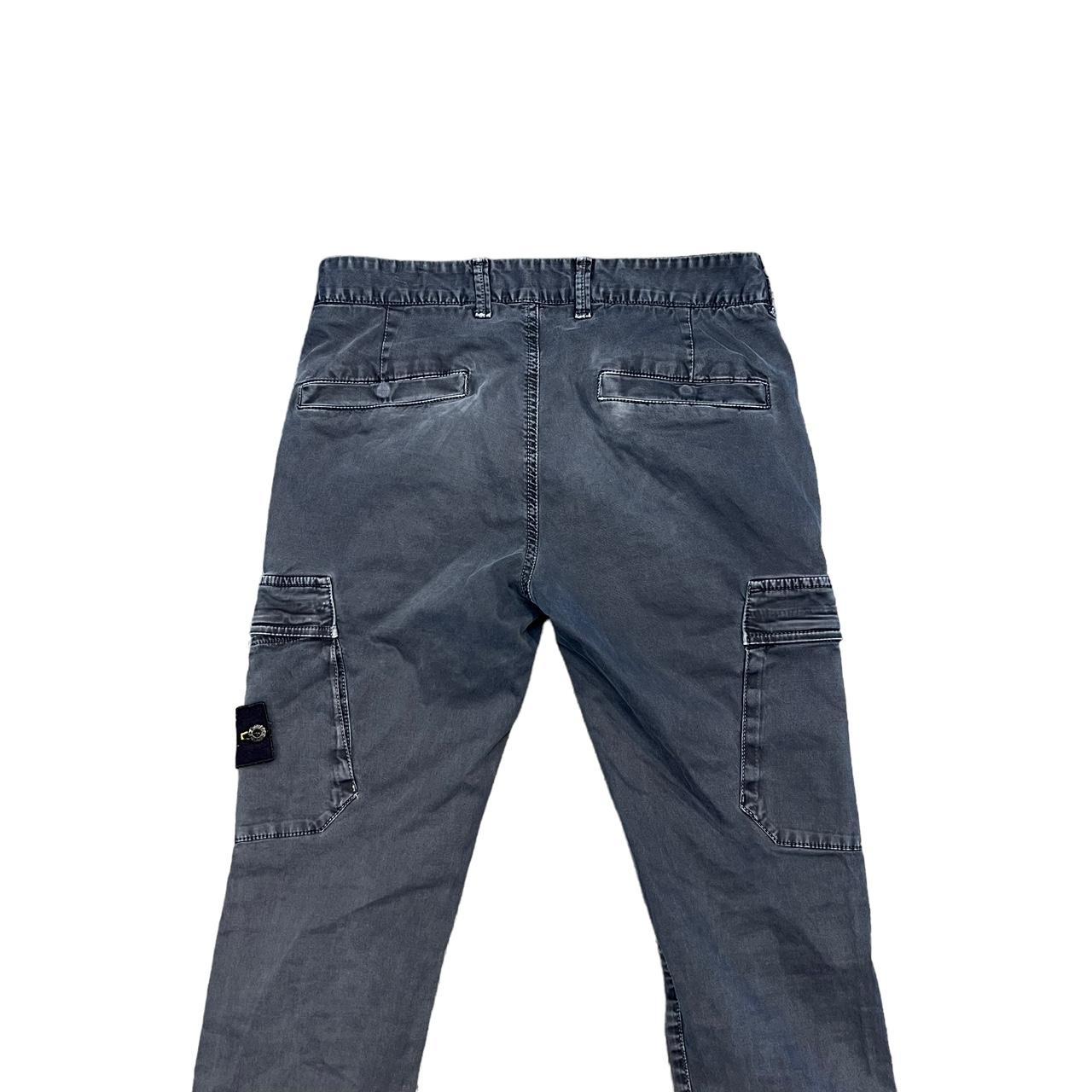 Stone Island Navy Blue Type SK Cargo Trousers