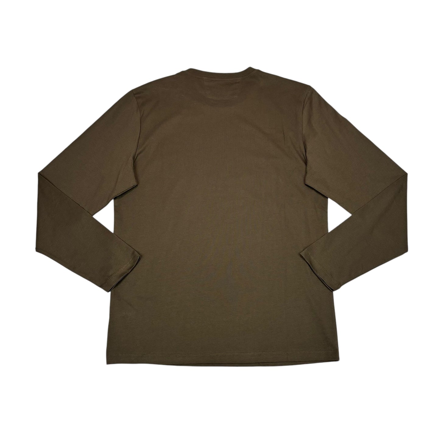 CP Company Duck Green Box Print Spell Out Long Sleeve TShirt