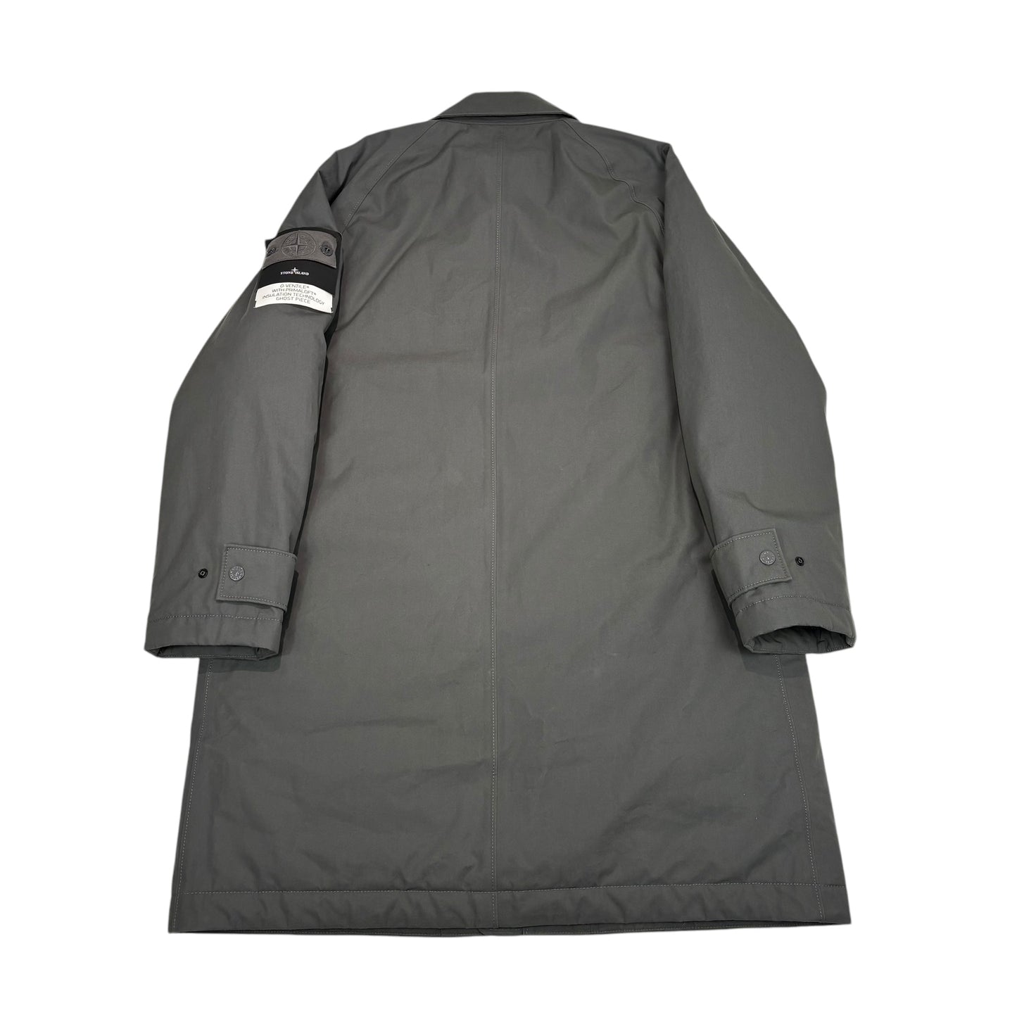 Stone Island Stone Grey O-Ventile with Primaloft Insulation Technology Ghost Piece Jacket