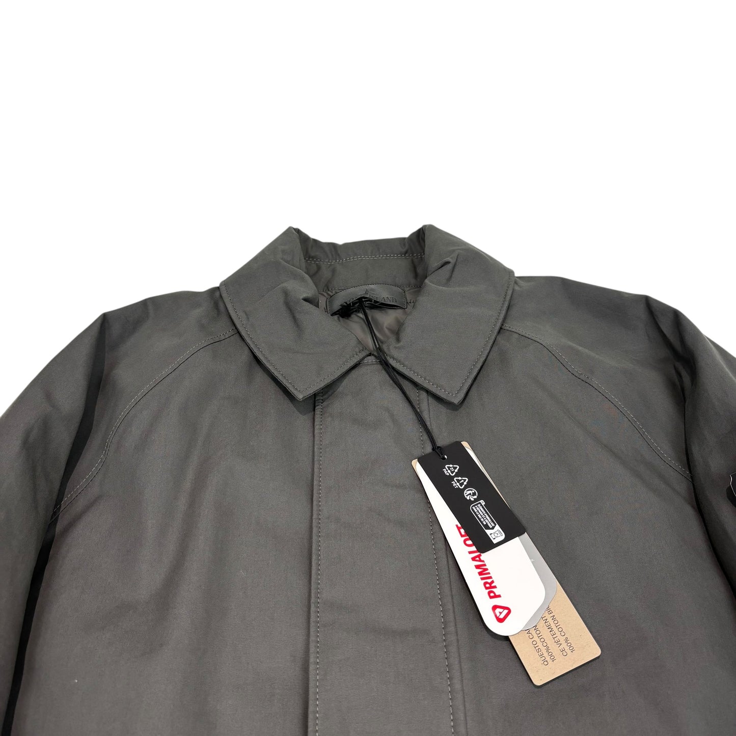 Stone Island Stone Grey O-Ventile with Primaloft Insulation Technology Ghost Piece Jacket
