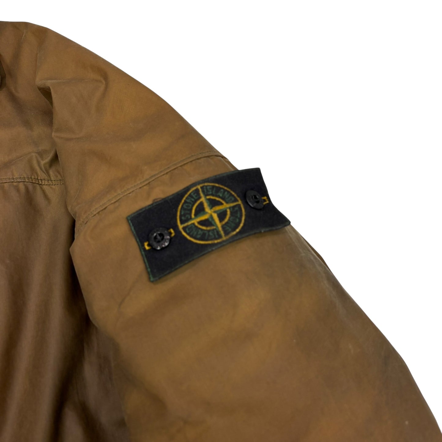 Stone Island Green Vintage Waxed Cotton with Removeable Dutch Liner Jacket