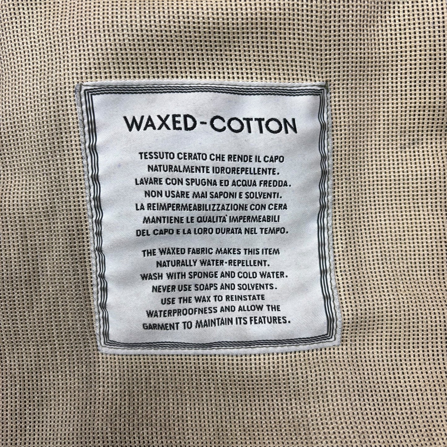 Stone Island Green Vintage Waxed Cotton with Removeable Dutch Liner Jacket