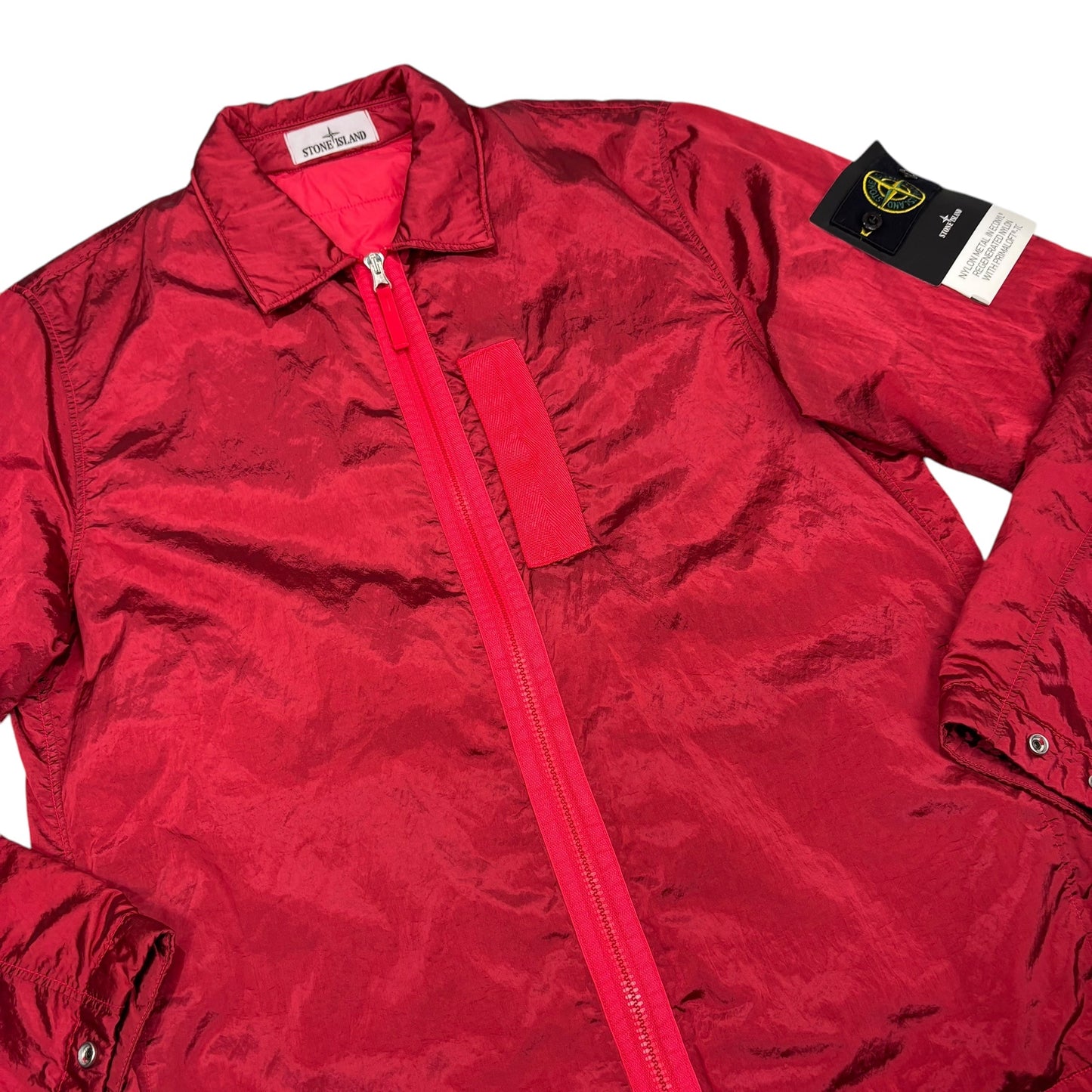 Stone Island Red in Econyl Regenerated Nylon with Primaloft-TC