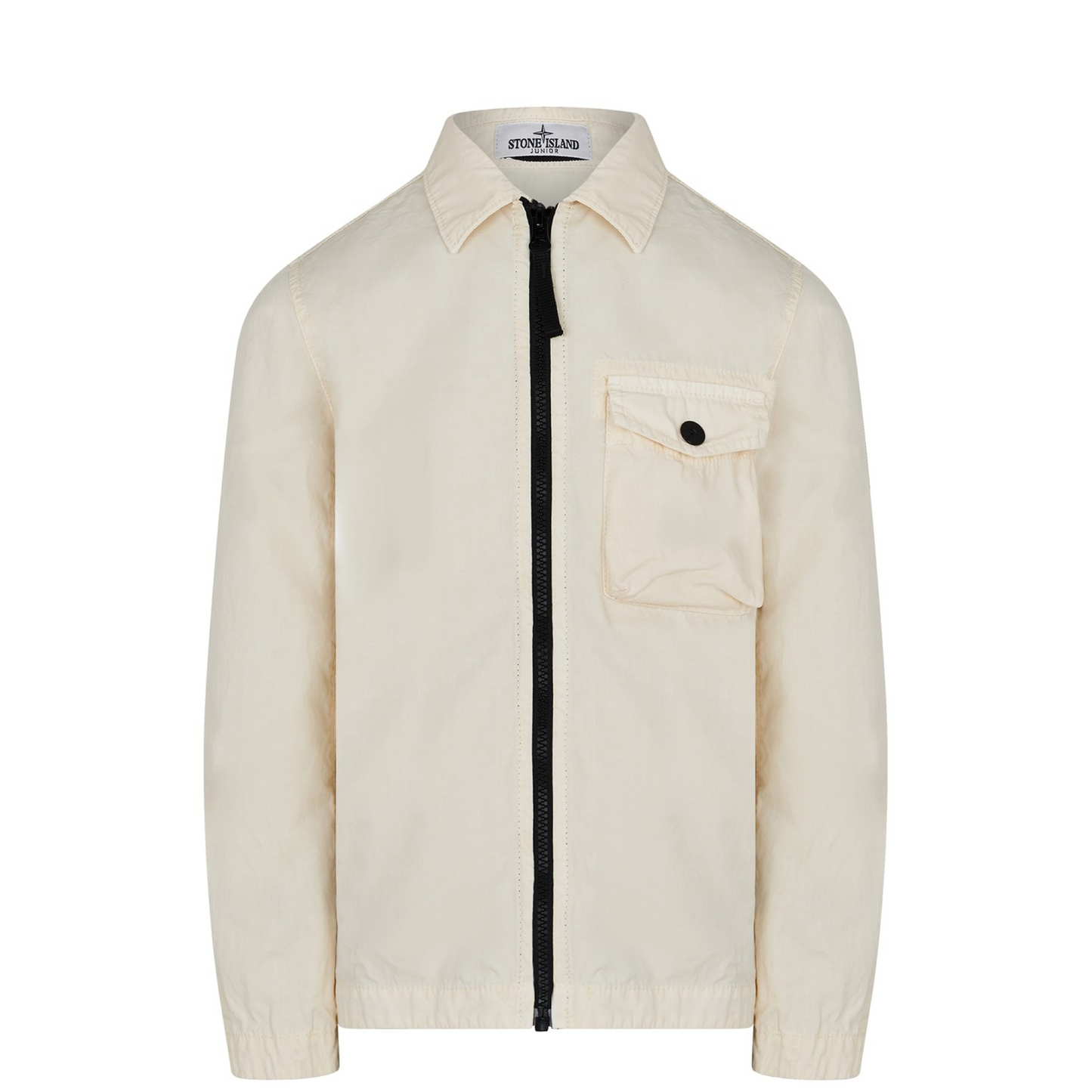 Stone Island Junior Zip Canvas Overshirt