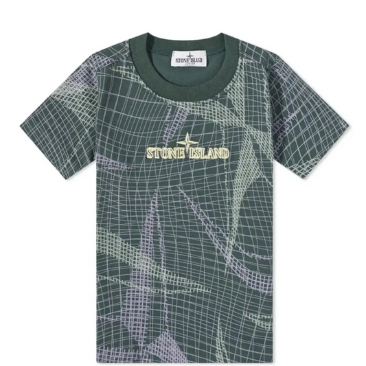 Stone Island Junior Compass Print T-Shirt