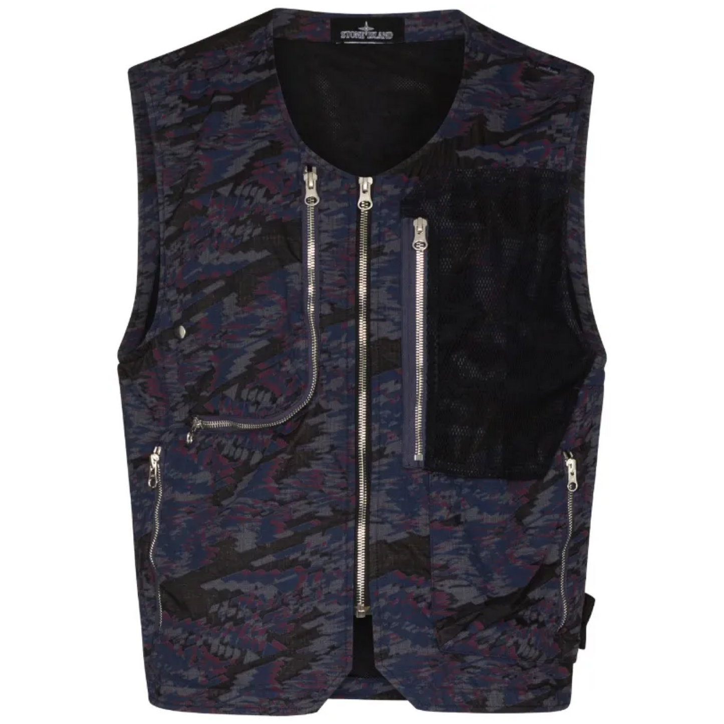Stone Island Shadow Project Blue Utility Vest